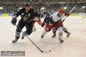 Playoff Action at First Arena